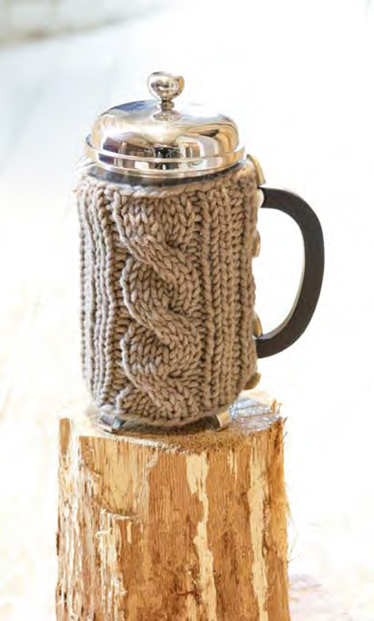 Lana Grossa Coffee Pot Cozy MILLE II FILATI Handknitting No. 46 (Home